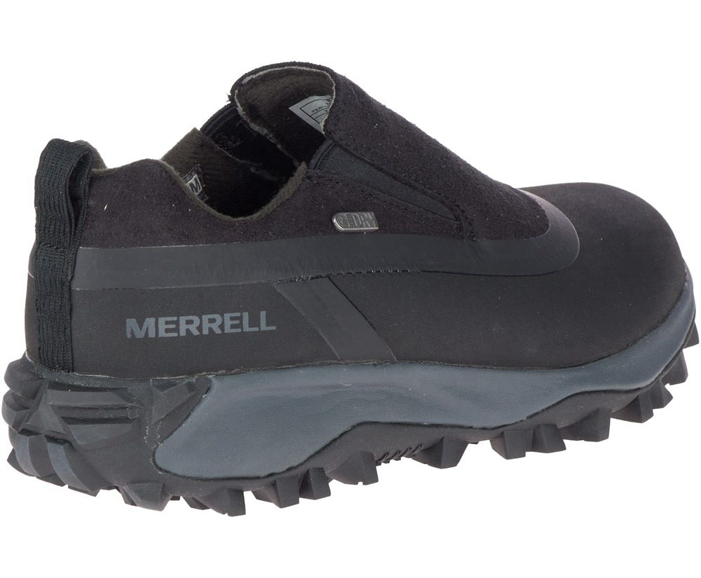 Merrell Barefoot Sko Dame - Thermo Snowdrift Moc Shell Waterproof - Sort - DYE931250